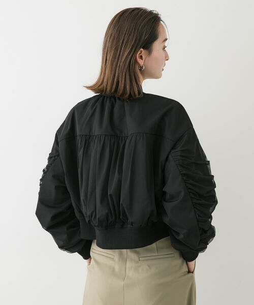SENSE OF PLACE by URBAN RESEARCH / センスオブプレイス バイ アーバンリサーチ ブルゾン | チュールレイヤードブルゾン | 詳細27