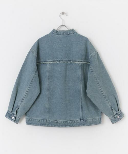 SENSE OF PLACE by URBAN RESEARCH / センスオブプレイス バイ アーバンリサーチ Gジャン・デニムジャケット | ルーズノーカラーデニムジャケット | 詳細10