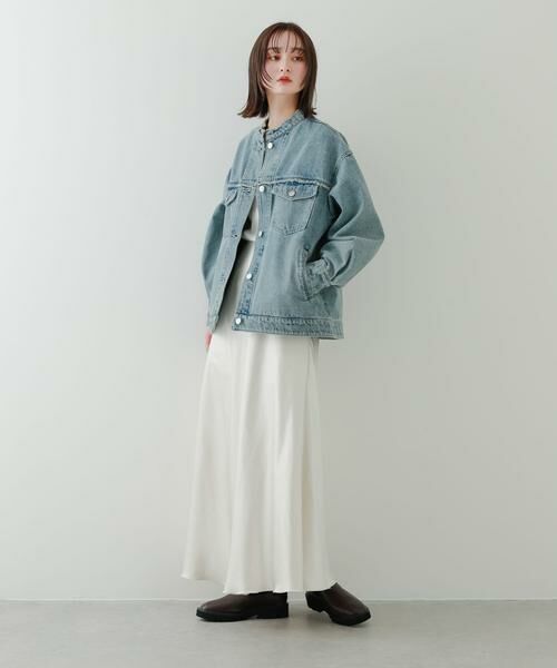 SENSE OF PLACE by URBAN RESEARCH / センスオブプレイス バイ アーバンリサーチ Gジャン・デニムジャケット | ルーズノーカラーデニムジャケット | 詳細6
