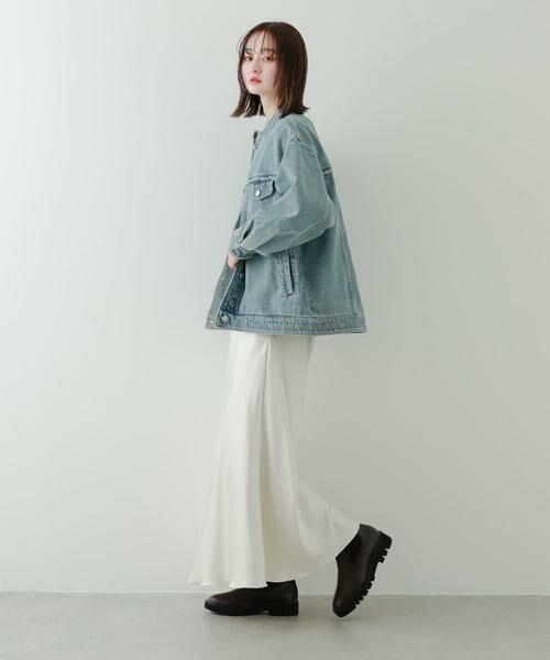 SENSE OF PLACE by URBAN RESEARCH / センスオブプレイス バイ アーバンリサーチ Gジャン・デニムジャケット | ルーズノーカラーデニムジャケット | 詳細7