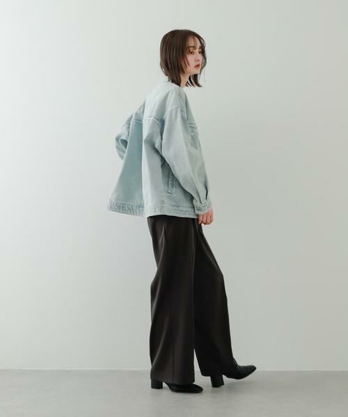 SENSE OF PLACE by URBAN RESEARCH / センスオブプレイス バイ アーバンリサーチ Gジャン・デニムジャケット | ルーズノーカラーデニムジャケット | 詳細25