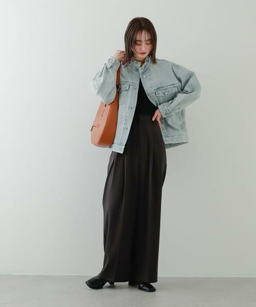 SENSE OF PLACE by URBAN RESEARCH / センスオブプレイス バイ アーバンリサーチ Gジャン・デニムジャケット | ルーズノーカラーデニムジャケット | 詳細26