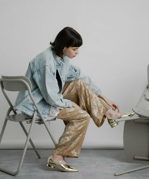 SENSE OF PLACE by URBAN RESEARCH / センスオブプレイス バイ アーバンリサーチ Gジャン・デニムジャケット | ルーズノーカラーデニムジャケット | 詳細15