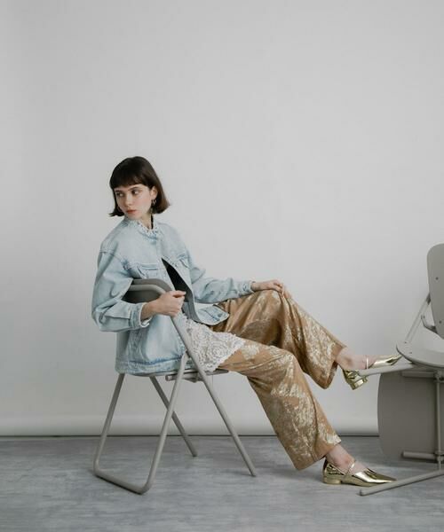 SENSE OF PLACE by URBAN RESEARCH / センスオブプレイス バイ アーバンリサーチ Gジャン・デニムジャケット | ルーズノーカラーデニムジャケット | 詳細16