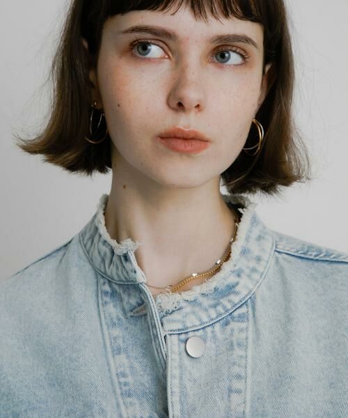 SENSE OF PLACE by URBAN RESEARCH / センスオブプレイス バイ アーバンリサーチ Gジャン・デニムジャケット | ルーズノーカラーデニムジャケット | 詳細17