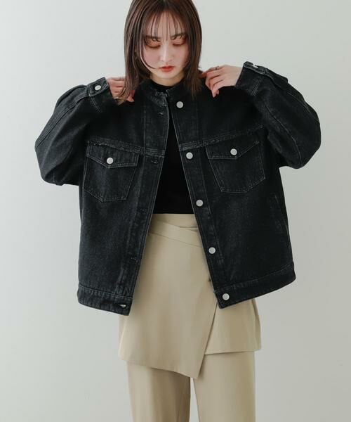 SENSE OF PLACE by URBAN RESEARCH / センスオブプレイス バイ アーバンリサーチ Gジャン・デニムジャケット | ルーズノーカラーデニムジャケット | 詳細29