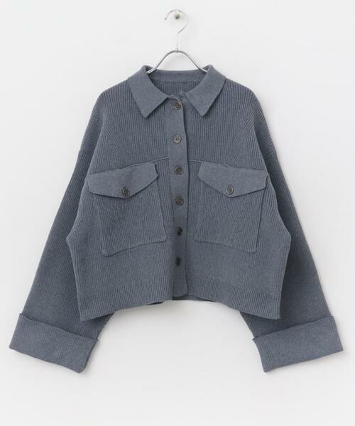 SENSE OF PLACE by URBAN RESEARCH / センスオブプレイス バイ アーバンリサーチ その他アウター | ニットショートジャケット | 詳細7