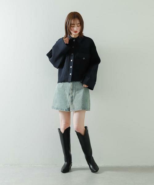 SENSE OF PLACE by URBAN RESEARCH / センスオブプレイス バイ アーバンリサーチ その他アウター | ニットショートジャケット | 詳細14