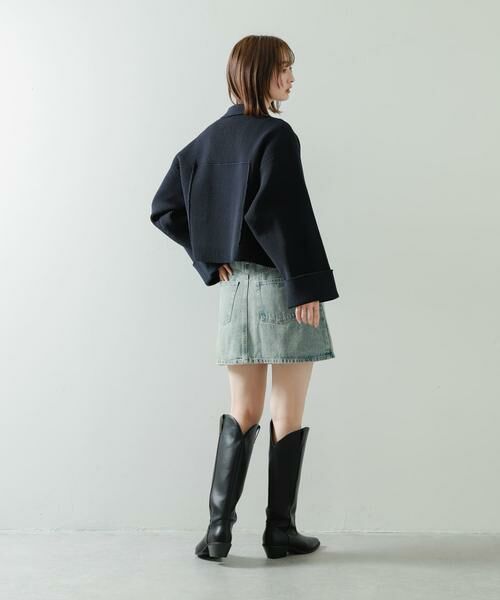 SENSE OF PLACE by URBAN RESEARCH / センスオブプレイス バイ アーバンリサーチ その他アウター | ニットショートジャケット | 詳細15