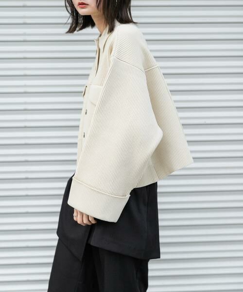 SENSE OF PLACE by URBAN RESEARCH / センスオブプレイス バイ アーバンリサーチ その他アウター | ニットショートジャケット | 詳細19