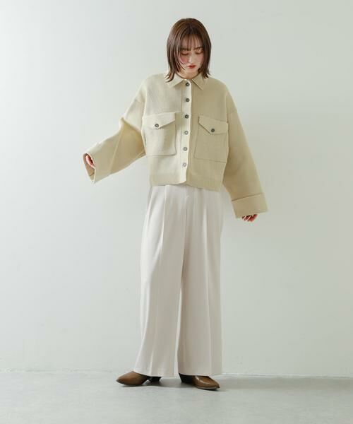 SENSE OF PLACE by URBAN RESEARCH / センスオブプレイス バイ アーバンリサーチ その他アウター | ニットショートジャケット | 詳細24