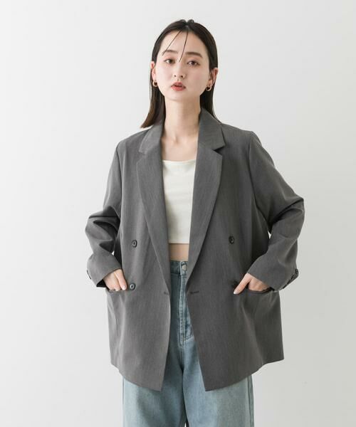 SENSE OF PLACE by URBAN RESEARCH / センスオブプレイス バイ アーバンリサーチ その他アウター | 『セットアップ対応』 ダブルテーラードジャケット | 詳細10