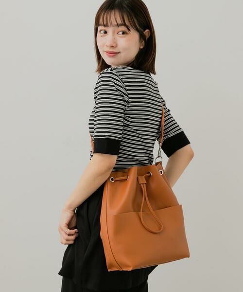 SENSE OF PLACE by URBAN RESEARCH / センスオブプレイス バイ アーバンリサーチ ショルダーバッグ | アウトポケットバケットバッグ | 詳細1