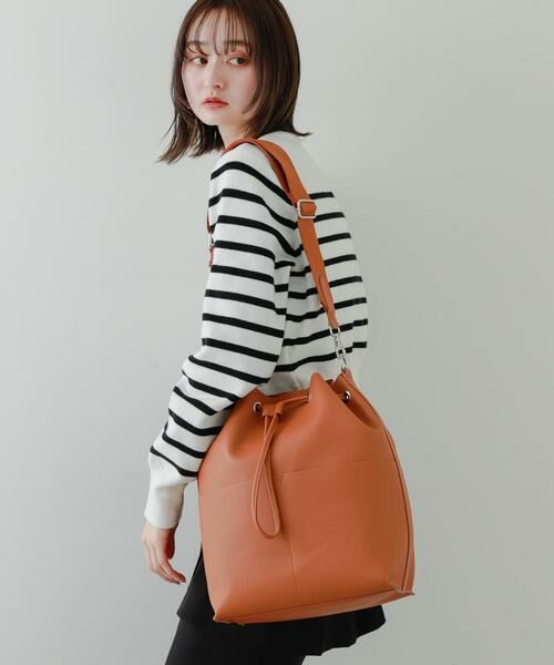 SENSE OF PLACE by URBAN RESEARCH / センスオブプレイス バイ アーバンリサーチ ショルダーバッグ | アウトポケットバケットバッグ | 詳細5