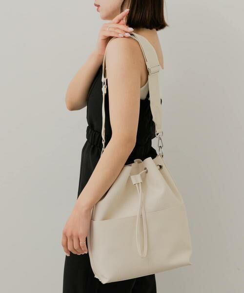 SENSE OF PLACE by URBAN RESEARCH / センスオブプレイス バイ アーバンリサーチ ショルダーバッグ | アウトポケットバケットバッグ | 詳細13