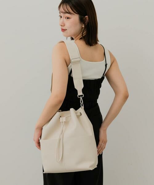 SENSE OF PLACE by URBAN RESEARCH / センスオブプレイス バイ アーバンリサーチ ショルダーバッグ | アウトポケットバケットバッグ | 詳細14