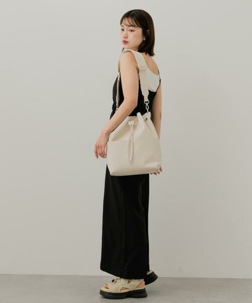 SENSE OF PLACE by URBAN RESEARCH / センスオブプレイス バイ アーバンリサーチ ショルダーバッグ | アウトポケットバケットバッグ | 詳細16