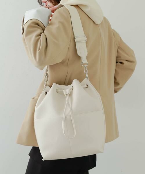 SENSE OF PLACE by URBAN RESEARCH / センスオブプレイス バイ アーバンリサーチ ショルダーバッグ | アウトポケットバケットバッグ | 詳細17