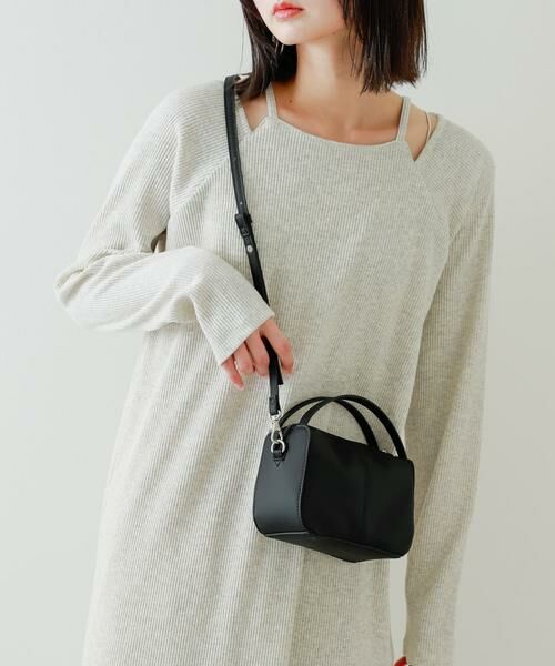 SENSE OF PLACE by URBAN RESEARCH / センスオブプレイス バイ アーバンリサーチ ハンドバッグ | 『防汚』2WAYセンターシームプチショルダーバッグ | 詳細17