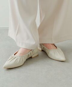 SENSE OF PLACE by URBAN RESEARCH / センスオブプレイス バイ アーバンリサーチ バレエシューズ | ギャザーフラットシューズ