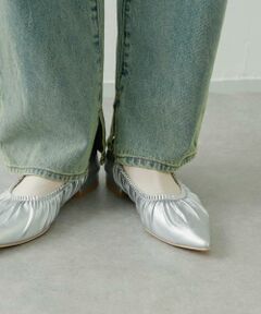 SENSE OF PLACE by URBAN RESEARCH / センスオブプレイス バイ アーバンリサーチ バレエシューズ | ギャザーフラットシューズ