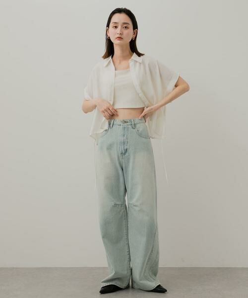 SENSE OF PLACE by URBAN RESEARCH / センスオブプレイス バイ アーバンリサーチ バレエシューズ | ギャザーフラットシューズ | 詳細7