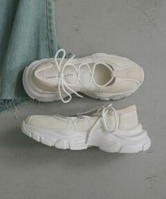 SENSE OF PLACE by URBAN RESEARCH / センスオブプレイス バイ アーバンリサーチ スニーカー | 『抗菌』『消臭』レースアップバレエスニーカー