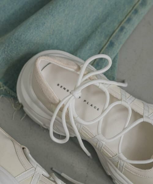 SENSE OF PLACE by URBAN RESEARCH / センスオブプレイス バイ アーバンリサーチ スニーカー | 『抗菌』『消臭』レースアップバレエスニーカー | 詳細2