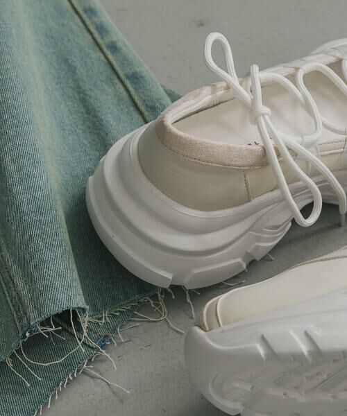SENSE OF PLACE by URBAN RESEARCH / センスオブプレイス バイ アーバンリサーチ スニーカー | 『抗菌』『消臭』レースアップバレエスニーカー | 詳細3