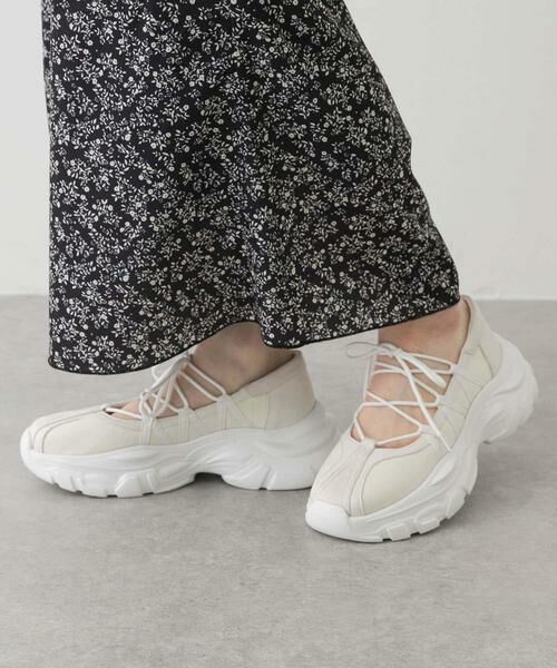 SENSE OF PLACE by URBAN RESEARCH / センスオブプレイス バイ アーバンリサーチ スニーカー | 『抗菌』『消臭』レースアップバレエスニーカー | 詳細4