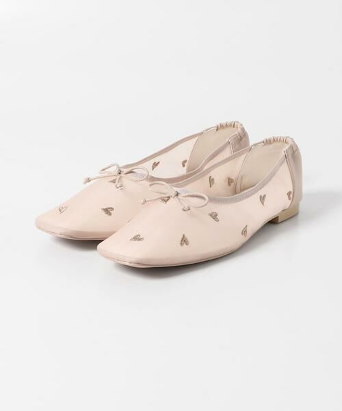 SENSE OF PLACE by URBAN RESEARCH / センスオブプレイス バイ アーバンリサーチ バレエシューズ | ハートチュールフラットシューズ | 詳細5