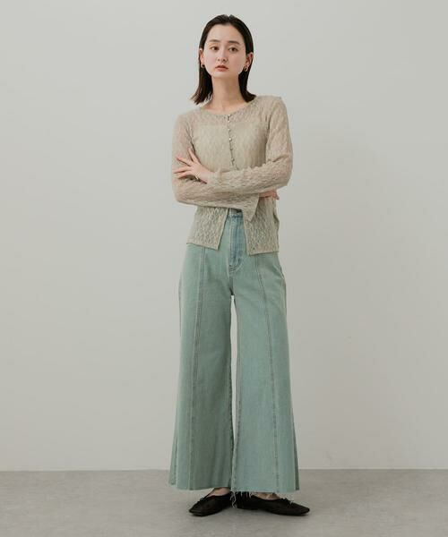 SENSE OF PLACE by URBAN RESEARCH / センスオブプレイス バイ アーバンリサーチ バレエシューズ | ハートチュールフラットシューズ | 詳細8