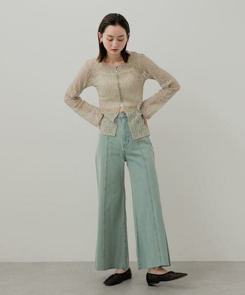 SENSE OF PLACE by URBAN RESEARCH / センスオブプレイス バイ アーバンリサーチ バレエシューズ | ハートチュールフラットシューズ | 詳細9