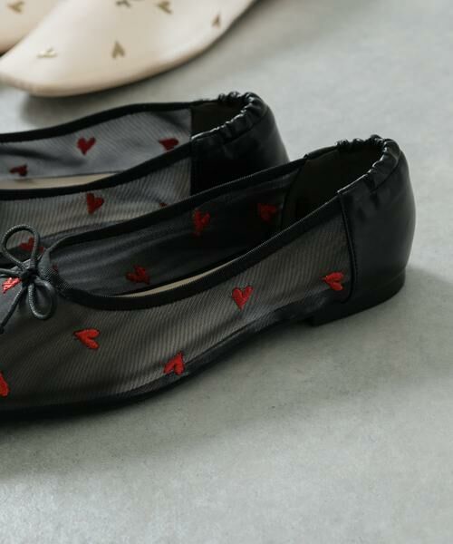 SENSE OF PLACE by URBAN RESEARCH / センスオブプレイス バイ アーバンリサーチ バレエシューズ | ハートチュールフラットシューズ | 詳細17