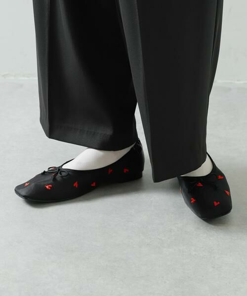 SENSE OF PLACE by URBAN RESEARCH / センスオブプレイス バイ アーバンリサーチ バレエシューズ | ハートチュールフラットシューズ | 詳細20