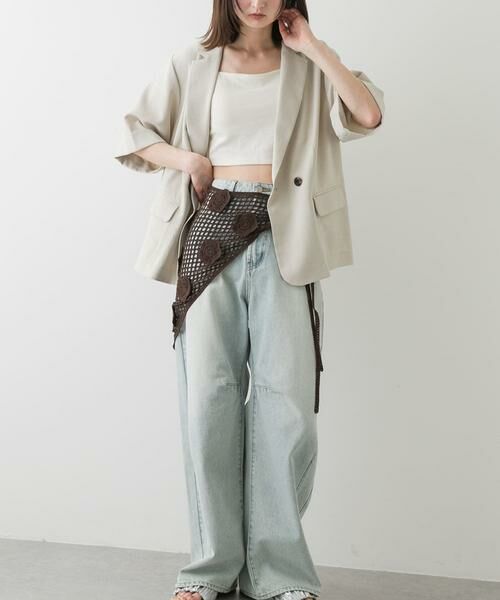 SENSE OF PLACE by URBAN RESEARCH / センスオブプレイス バイ アーバンリサーチ スカート | フラワークロシェマキスカート | 詳細3