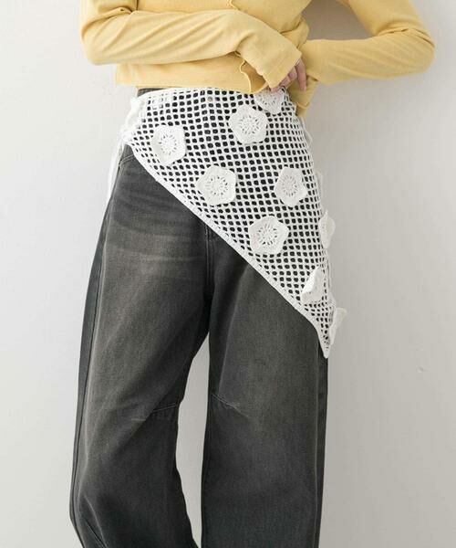 SENSE OF PLACE by URBAN RESEARCH / センスオブプレイス バイ アーバンリサーチ スカート | フラワークロシェマキスカート | 詳細18