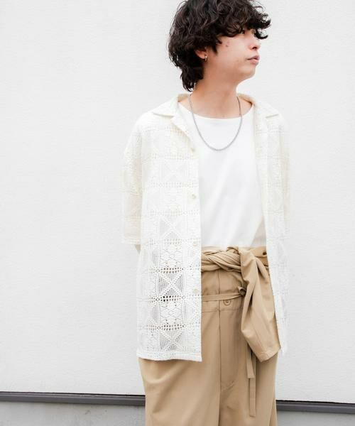 SENSE OF PLACE by URBAN RESEARCH / センスオブプレイス バイ アーバンリサーチ Tシャツ | オープンネックルーズ ショートスリーブ Tシャツ | 詳細8