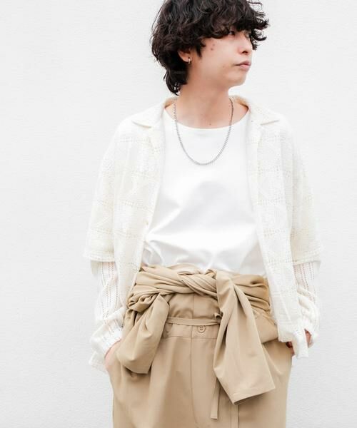 SENSE OF PLACE by URBAN RESEARCH / センスオブプレイス バイ アーバンリサーチ Tシャツ | オープンネックルーズ ショートスリーブ Tシャツ | 詳細9