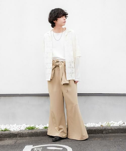 SENSE OF PLACE by URBAN RESEARCH / センスオブプレイス バイ アーバンリサーチ Tシャツ | オープンネックルーズ ショートスリーブ Tシャツ | 詳細10