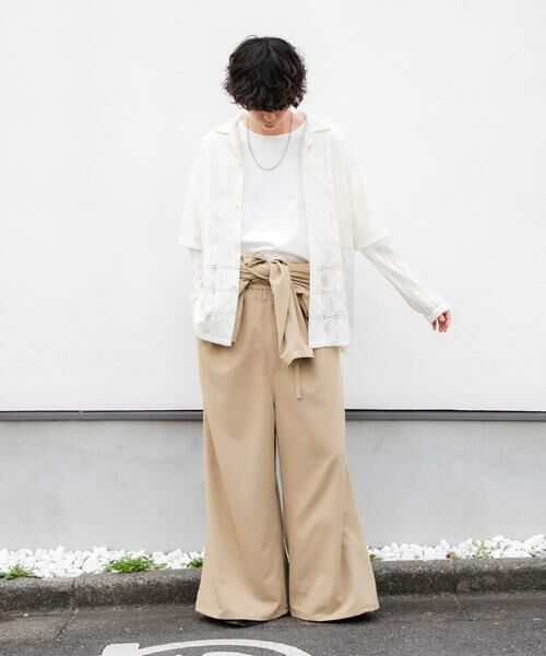 SENSE OF PLACE by URBAN RESEARCH / センスオブプレイス バイ アーバンリサーチ Tシャツ | オープンネックルーズ ショートスリーブ Tシャツ | 詳細11