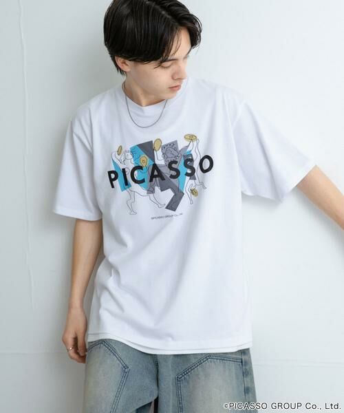 SENSE OF PLACE by URBAN RESEARCH/センスオブプレイス バイ アーバンリサーチ PICASSO SHORT-SLEEVE T-SHIRTS B ホワイト L SENSE OF PLACE by URBAN RESEARCH/センスオブプレイス バイ アーバンリサーチ PICASSO SHORT-SLEEVE T-SHIRTS B ホワイト L