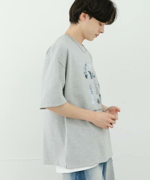 SENSE OF PLACE by URBAN RESEARCH/センスオブプレイス バイ アーバンリサーチ Garden graphic Short-Sleeve T-shirts グレー L SENSE OF PLACE by URBAN RESEARCH/センスオブプレイス バイ アーバンリサーチ Garden graphic Short-Sleeve T-shirts グレー L