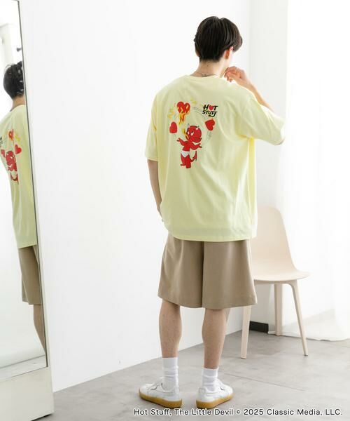 SENSE OF PLACE by URBAN RESEARCH / センスオブプレイス バイ アーバンリサーチ Tシャツ | 『別注』HOT STUFF×SENSE OF PLACE　 プリントTシャツ A | 詳細7