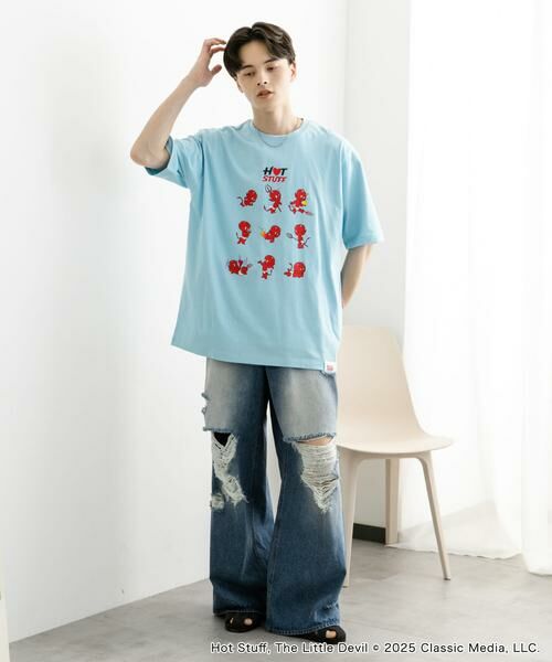 SENSE OF PLACE by URBAN RESEARCH / センスオブプレイス バイ アーバンリサーチ Tシャツ | 『別注』HOT STUFF×SENSE OF PLACE　 プリントTシャツ B | 詳細5