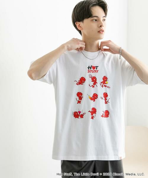 SENSE OF PLACE by URBAN RESEARCH / センスオブプレイス バイ アーバンリサーチ Tシャツ | 『別注』HOT STUFF×SENSE OF PLACE　 プリントTシャツ B | 詳細17