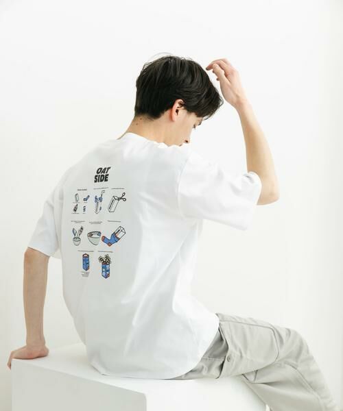 SENSE OF PLACE by URBAN RESEARCH / センスオブプレイス バイ アーバンリサーチ Tシャツ | 『別注』OATSIDE×SENSE OF PLACE　グラフィックショートスリーブ Tシャツ A | 詳細19