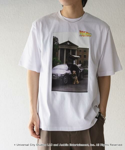 SENSE OF PLACE by URBAN RESEARCH / センスオブプレイス バイ アーバンリサーチ Tシャツ | 『別注』SENSE OF PLACE×BTTF　クルーネックプリントTシャツ B | 詳細1