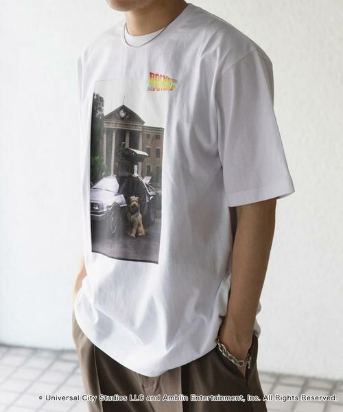 SENSE OF PLACE by URBAN RESEARCH / センスオブプレイス バイ アーバンリサーチ Tシャツ | 『別注』SENSE OF PLACE×BTTF　クルーネックプリントTシャツ B | 詳細4