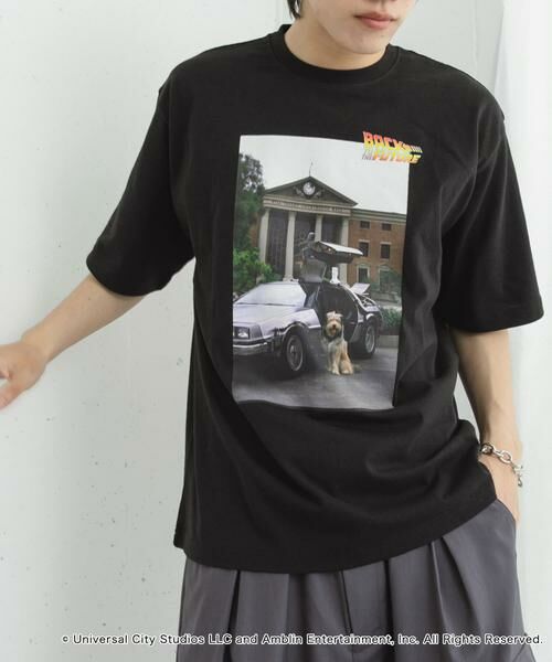 SENSE OF PLACE by URBAN RESEARCH / センスオブプレイス バイ アーバンリサーチ Tシャツ | 『別注』SENSE OF PLACE×BTTF　クルーネックプリントTシャツ B | 詳細12